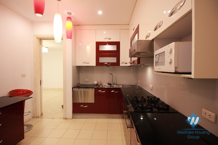 A well-decorated three-bedroom apartment in Ciputra, Tay Ho district